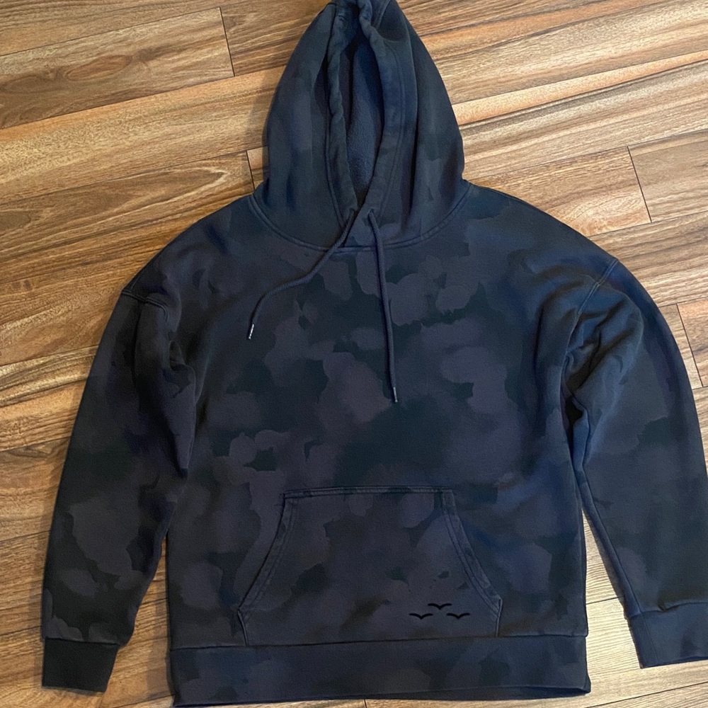 Lazy Pants Women's Black Camouflage Hoodie